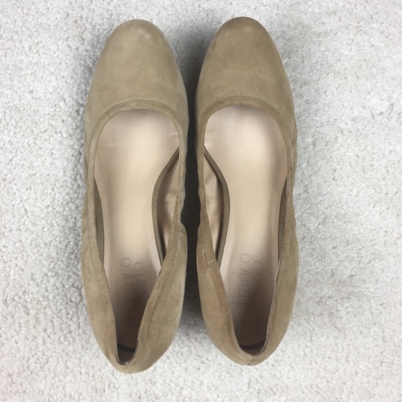 Franco Sarto Hartford Suede Kitten Heels Tan Size 9 - Picture 6 of 9